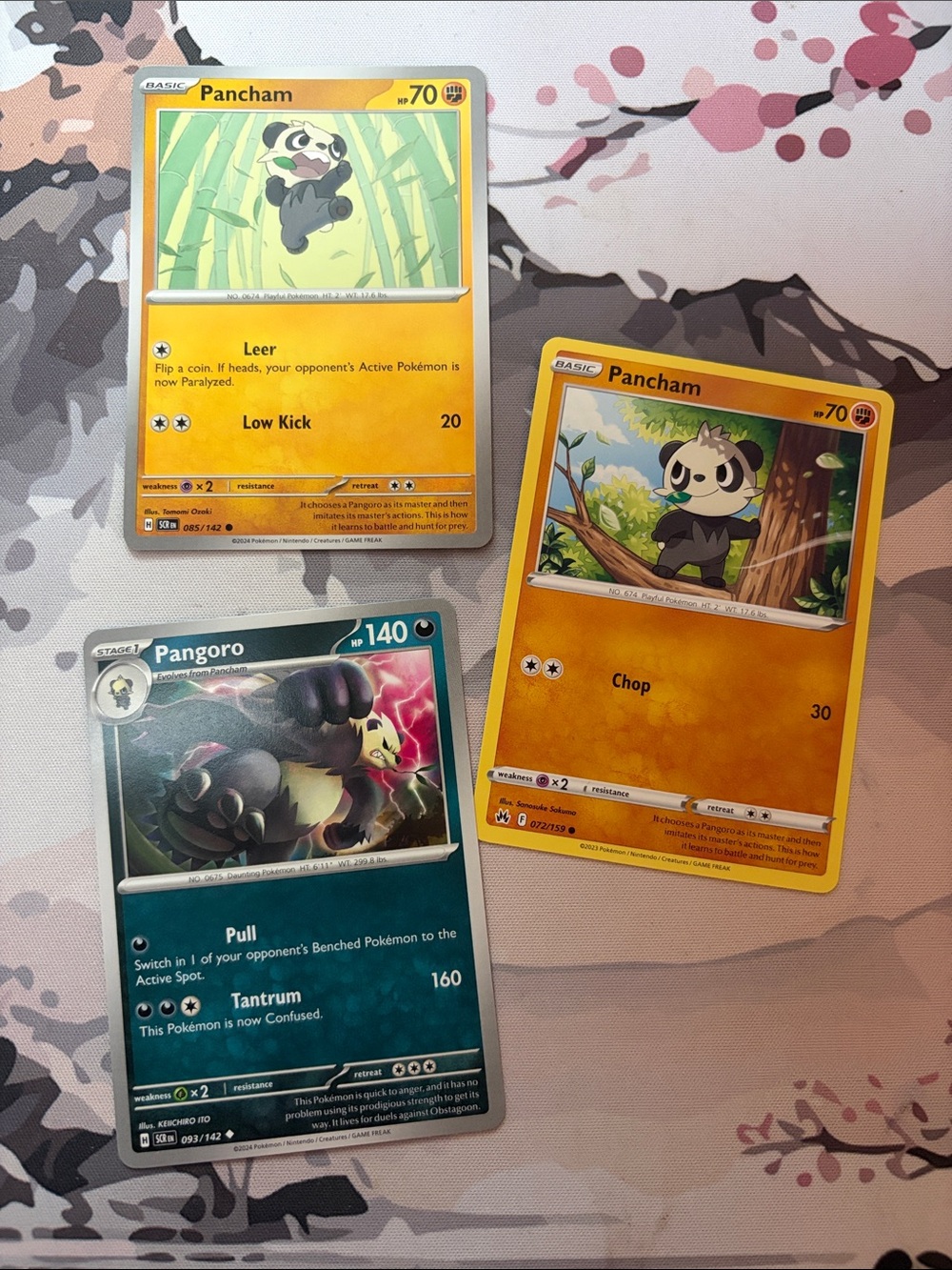 Pancham & Pangoro Evolution Lot | 3 Pokémon Cards | ✨5/$25✨